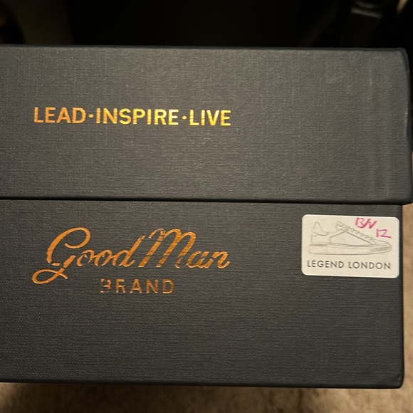 Good Man Brand Mens Leather Legend London Shoes Black Dark Vachetta Sz 12 - Picture 14 of 15